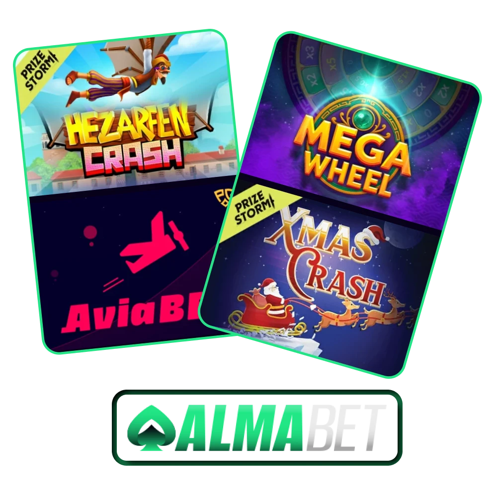 For crash games we recommend casino from Almabet.