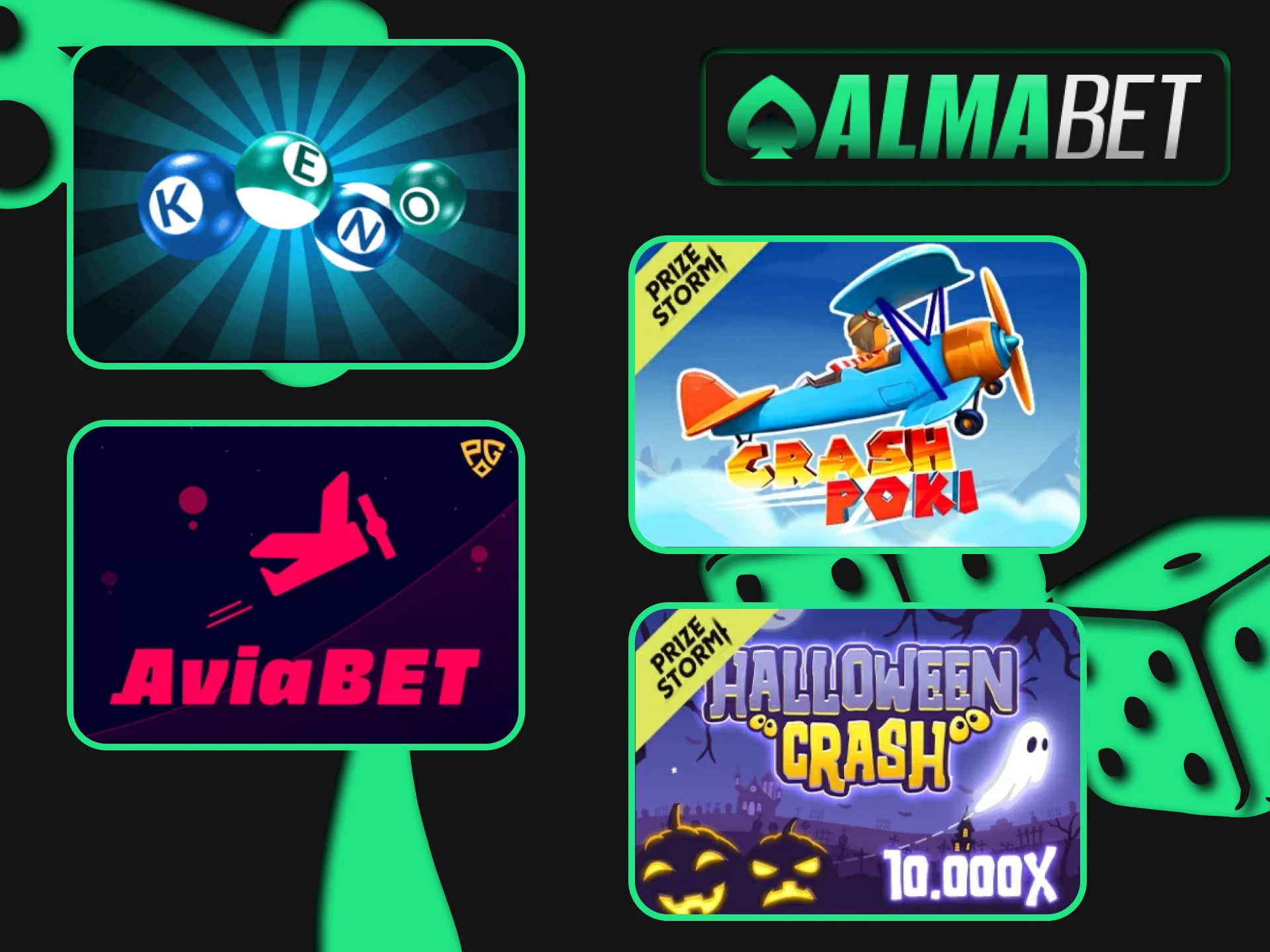 Find out which crash games are popular on Almabet.