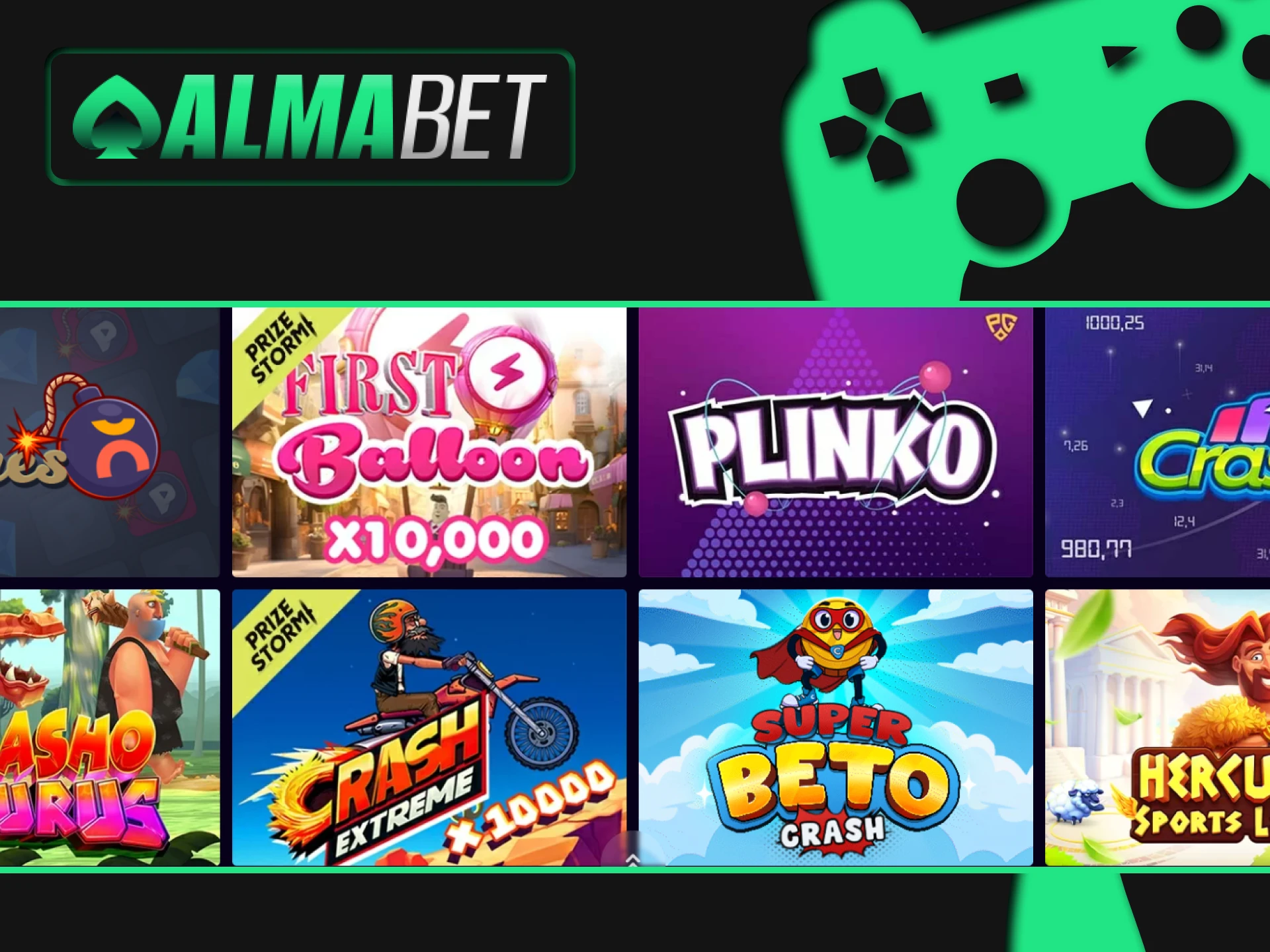 Find out what a game crash is on Almabet.