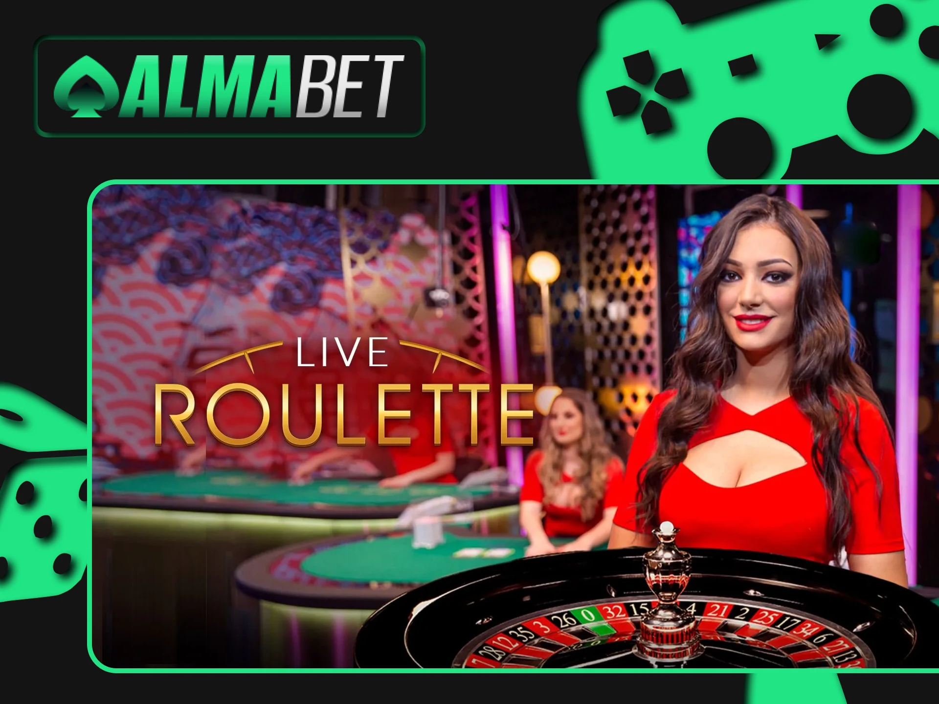 Approach live casino games at Almabet responsibly.