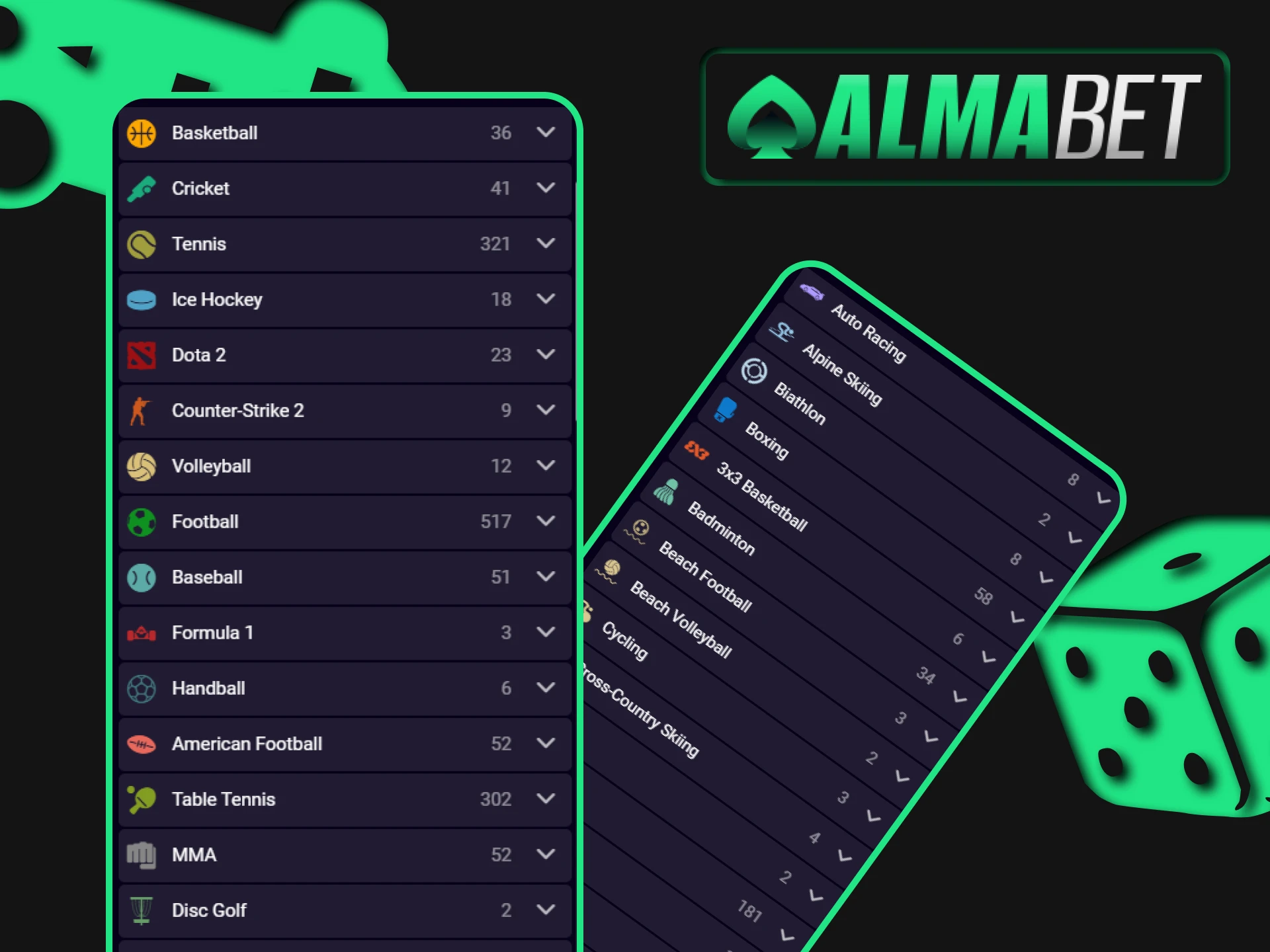 We will tell you about the most popular sports events in Almabet.