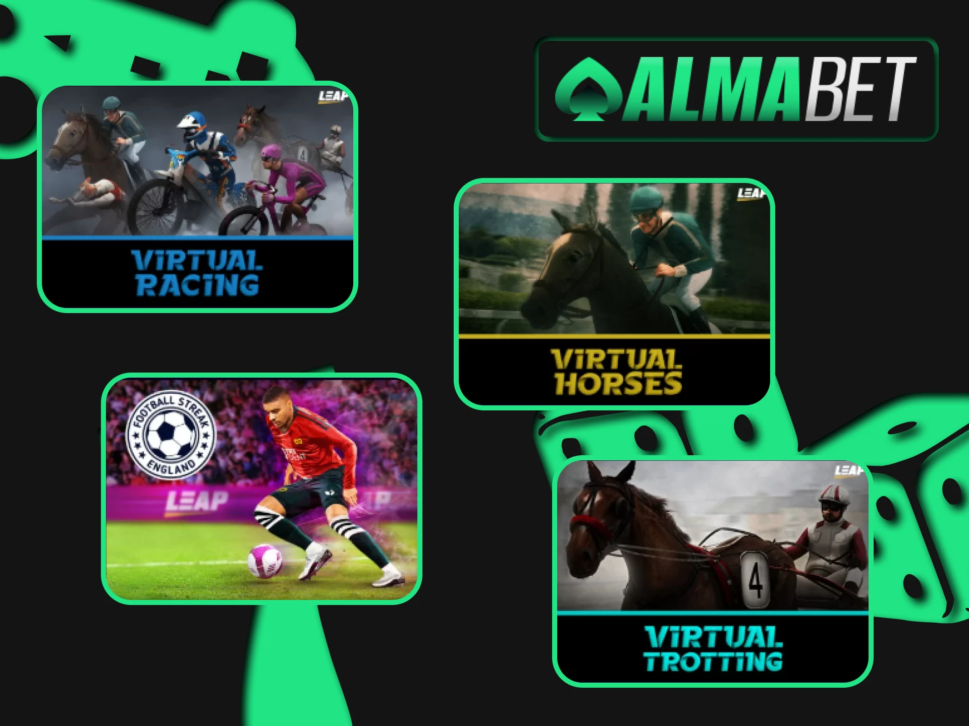 Find out which virtual games are popular on Almabet.